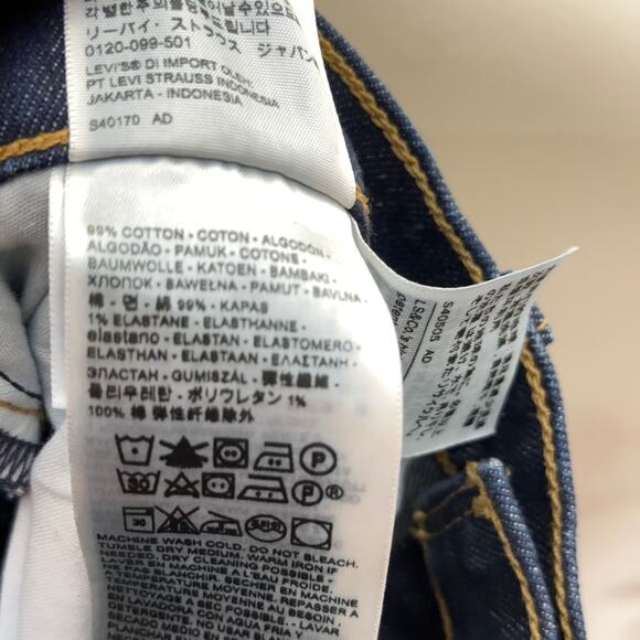 Levi's Women's Boot Cut Jeans - Dark Blue - Picture 9 of 10